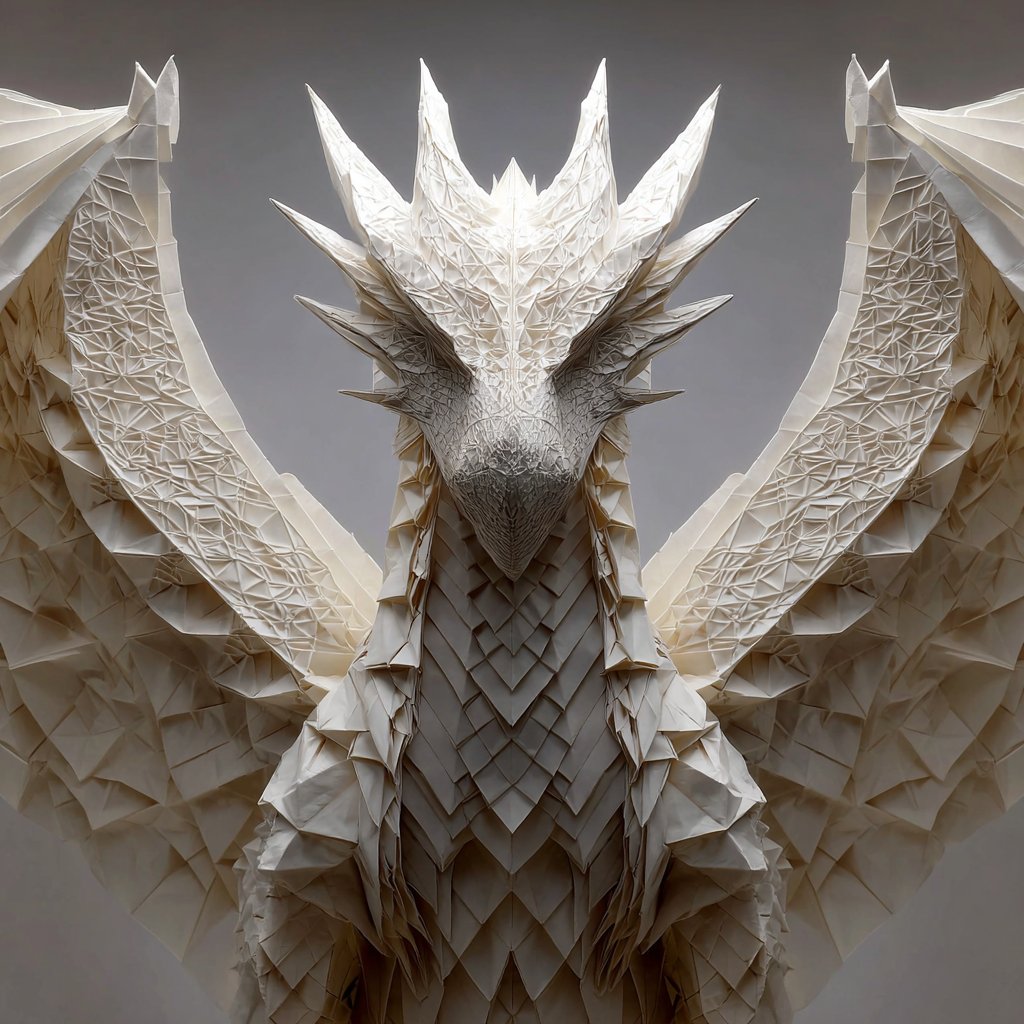 Origami-style step-by-step folding instructions