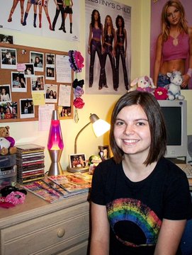 Goth makeover variant of existing photo