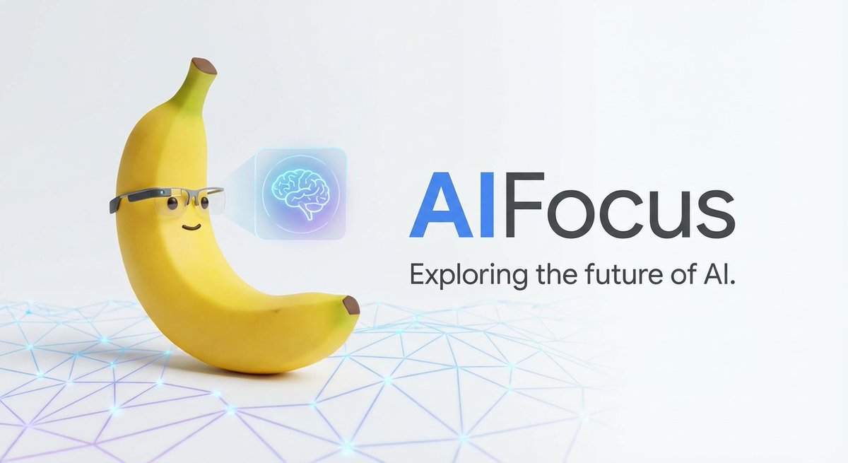 AIFocus Twitter banner with Google branding